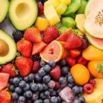 Colorful assortment of keto-friendly fruits on display.